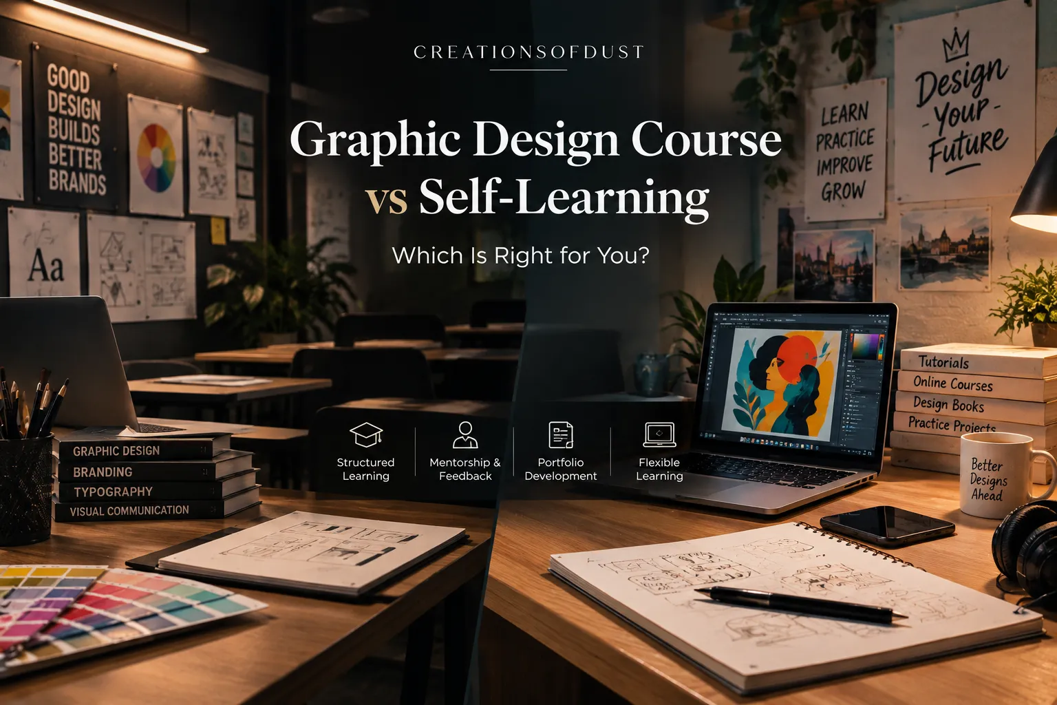 Graphic Design Course vs Self-Learning: Which Is Right for You?